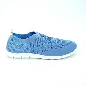 Refresh Sport Shoes Womens Walking-01 Blue 11 Lace Up Slip On Soft Sneaker